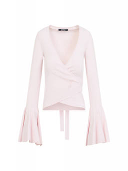 JACQUEMUS - Light Pink Solid Sweater (XS)