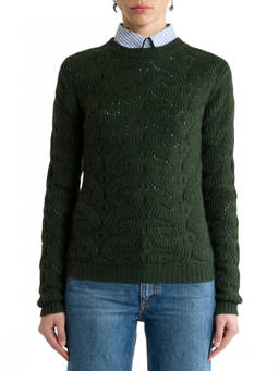 Etro - Green Knitted Crew Neck Sweater