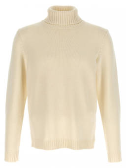 Zanone - White Turtle-Neck Sweater