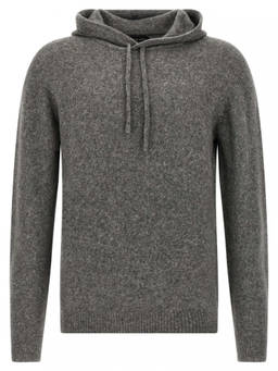 Roberto Collina - Grey Hooded Sweater (3XL)