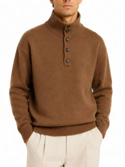 AMI Paris - Brown Turtle Neck Sweater