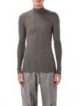 Rick Owens - Grey Mock Collar Sweater
