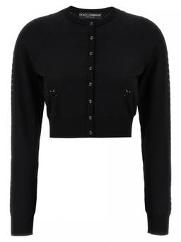 Dolce&Gabbana - Black Viscose Cardigan (XL)