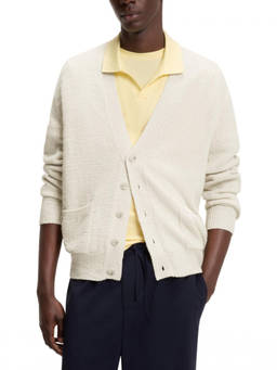 Boss - Beige Solid Crew Neck Sweater