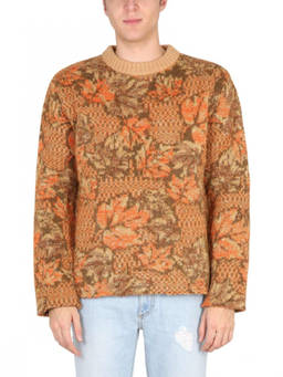ERL - Brown Crew Neck Sweater