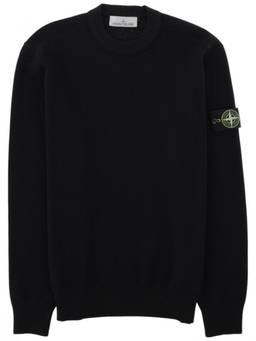 Stone Island - Black Crew Neck Sweater