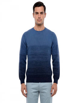 Corneliani - Blue Crew Neck Sweater