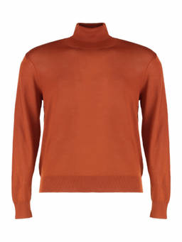 Saint Laurent - Orange Turtle Neck Sweater (L)