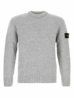 Stone Island - Grey Loose Crew Neck Sweater