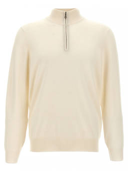 Brunello Cucinelli - White Wool Sweater (S)
