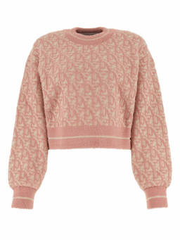 Palm Angels - Peach Embroidered Nylon Sweater