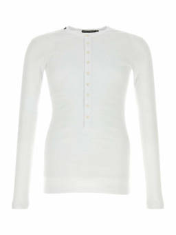 Dolce&Gabbana - White Knitted Crew Neck Sweater (3XL)