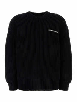 Marine Serre - Black Cotton Sweater