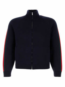 Gucci - Blue Mock Collar Sweater