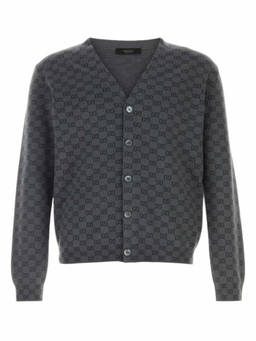 Gucci - Grey V Neck Cardigans