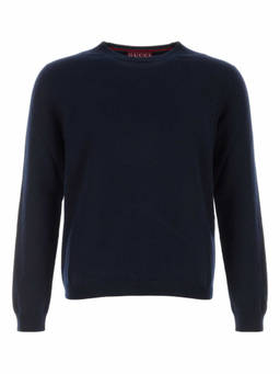 Gucci - Navy Blue Solid Sweater