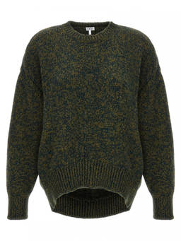 Loewe - Dark Green Double Neck Sweater (S)