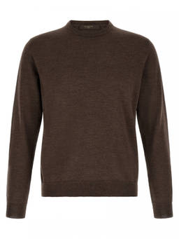 Zanone - Brown Crew Neck Sweater