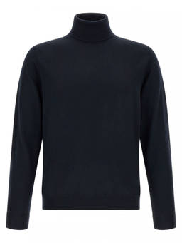 Zanone - Navy Blue Turtle Neck Sweater