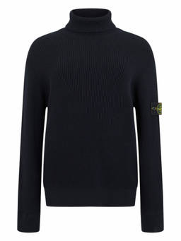 Stone Island - Dark Blue Turtle Neck Sweater
