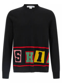 COMME des GARCONS - Black Intarsia Sweater