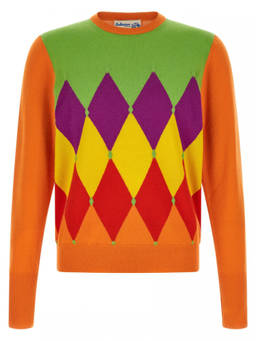 Ballantyne - Orange Crew Neck Sweater