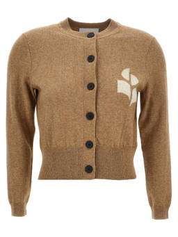 Marant Etoile - Brown Round Neck Cardigan