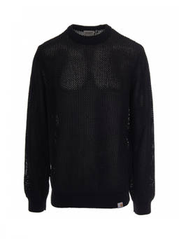 Carhartt WIP - Black Knitted Crew Neck Sweater (S)
