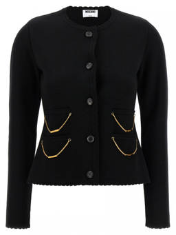Moschino - Black Chain Cardigan (M)