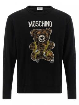 Moschino - Black Crew Neck Sweater