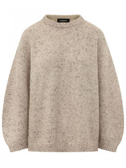 Fabiana Filippi - Beige Knitted Crew Neck Sweater