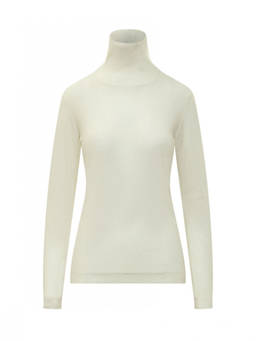 Fabiana Filippi - White Turtle Neck Sweater (XL)