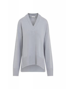 Peserico - Light Blue V Neck Sweater