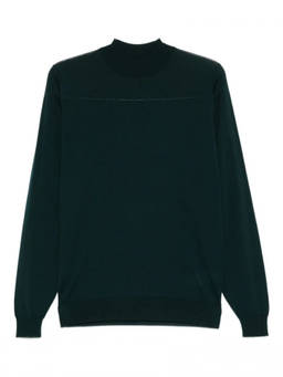 John Smedley - Dark Green Wool Sweater