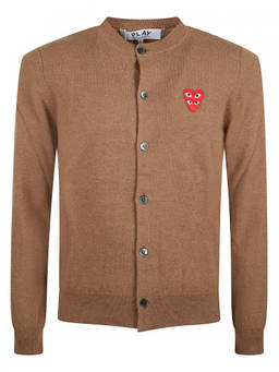 COMME des GARCONS - Brown Heart Cardigan