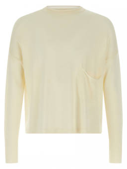 Ma'ry'ya - White Wool Sweater