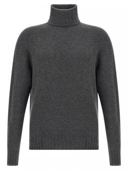 Ma'ry'ya - Maryya Grey High Neck Sweater (XL)
