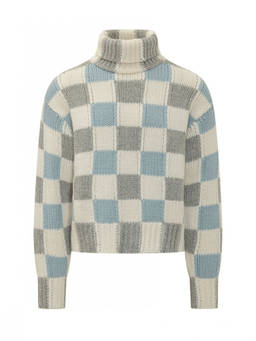 Kenzo - Off White Regular Check Sweater