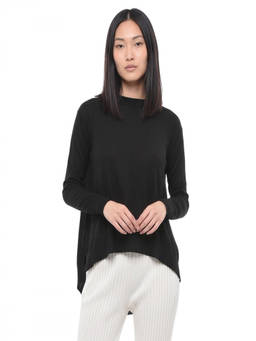 Stella McCartney - Black Solid Crew Neck Sweater