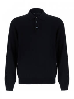 Tagliatore - Black Regular Polo Sweater