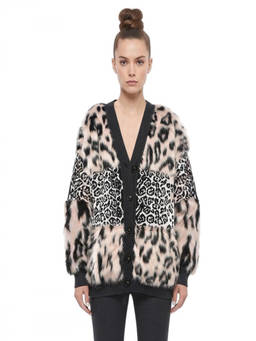Stella McCartney - Multicolour Animal Print V Neck Sweater (XS)