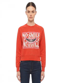 Stella McCartney - Red Graphic Crew Neck Sweater (XS)
