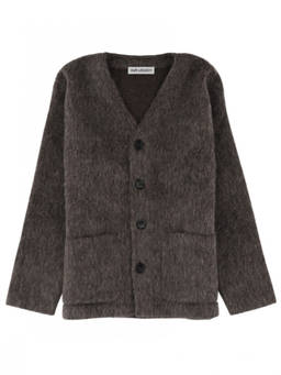 Our Legacy - Grey V Neck Fleece Cardigan