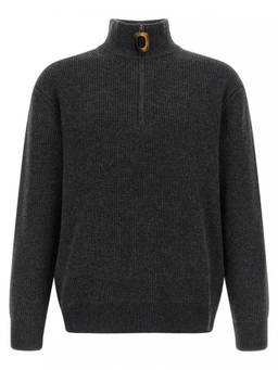 JW Anderson - Grey Half Zip Sweater