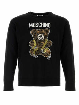 Moschino - Black Crew Neck Sweater