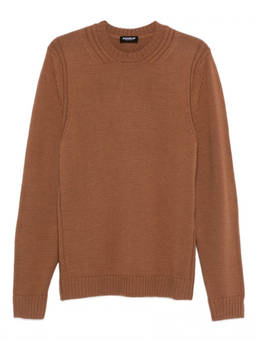 Dondup - Brown Crew-Neck Sweater