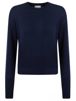 Allude - Navy Blue Wool Sweater (M)