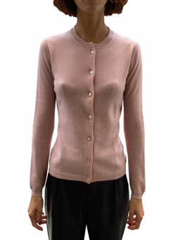 La Rose - Beige Cashmere Cardigan