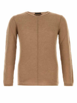 PRADA - Brown Long Sleeves Wool Sweater (XL)