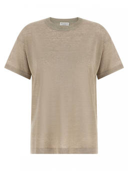 Brunello Cucinelli - Beige Dazzling Collar Sweater